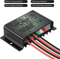 20A 12V 24V Auto IP68 Waterproof PWM Solar Charge Controller Solar Panel Battery Intelligent Regulator for Solar System Caravan Boat(24 Hours