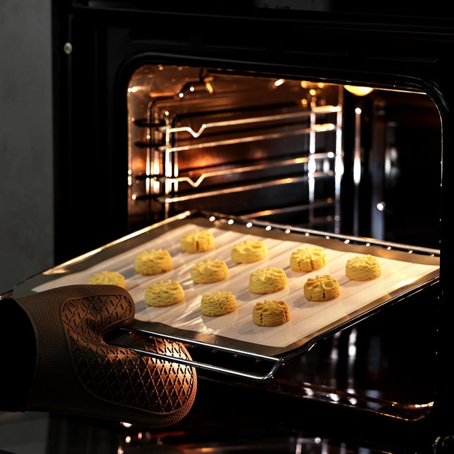 Kitchenraku Silicone Baking Mat, 16.5"X11.6" Non Stick Reusable Silicone Cooking