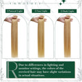 RUNATURE Clip in Extensions Real Human Hair, Remy Clip in Hair Extensions, Real Hair Extensions Clip Ins for Women, 10 Inch 50G 3Pcs, 6P24