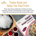Apexy Organic Shirataki Konjac Noodle 8 Pouches Total 42.24oz. Low Calorie, Low-Carb Gluten Free, Vegan, Keto and Paleo-Friendly. (Angel Hair