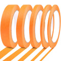 5 Rolls Pinstripe Tape - Masking Tape 1/16", 1/8", 1/4", 1/2", 3/4" - Thin Painters Masking Automotive Tape for DIY, Car, Auto, Paint, Art,