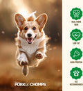 Pork Chomps Roasted Pressed Pork Skin Dog Chew, 7-inch Bone, 1 Count Roasted Pork 1 Count (Pack of 1)