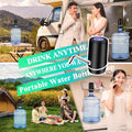 Water Dispenser for 5 Gallon Bottle, Electric Water Pump for 5 Gallon Jug with Switch and USB Charging, Portable Automatic Water Jug Dispenser for