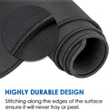KTRIO Large Gaming Mouse Pad with Superior Micro-Weave Cloth, Extended Desk Mousepad with Stitched Edges, Non-Slip Base, Water Resist Keyboard Pad