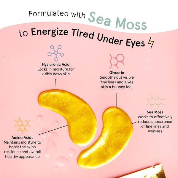 Grace & Stella Award Winning under Eye Mask - Travel Essentials - Anniversary Gifts for Women - Gel Eye Patches for Dark Circles, Puffy Eyes,