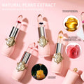 BestLand 6 Pcs/Set Flower Jelly Lipstick Set Temperature Change Moisturizer Long Lasting Nutritious Balm Magic Color Change Lip Gloss 6 Count
