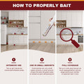 Indoor & Outdoor Cockroach Gel Bait - 4 Tubes, Ready-to-Use Cockroach Control