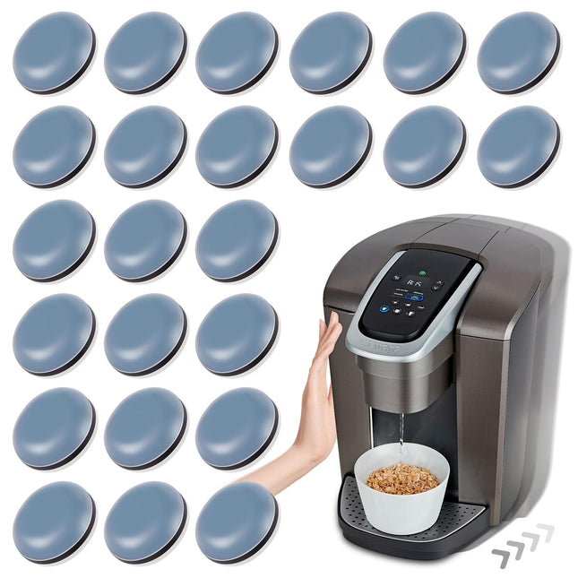 Appliance Sliders for Kitchen 24 PCS Self-Adhesive Small Kitchen Finds Appliance Slider Hacks Easy to Moviing & Space Sa