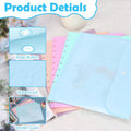 10 Pack Discbound Pocket 8.5 * 11.1 Inch Letter Size Pocket Dividers Discbound Notebook Planner Plastic Envelopes Planner Pocket Inserts for