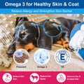 NATURE TARGET Dog Vitamins Powder, Probiotics & Digestive Enzymes for Gut Health, Glucosamine & Chondroitin & Omega 3, Complete Supplement for