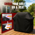 SHINESTAR Grill Cover for Outdoor Grill, Fits Weber Spirit 200/300 & Spirit II Gas Grill 600D Oxford Heavy Duty Waterproof BBQ Covers, Triple Lock