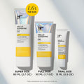 IT Cosmetics Hello Sunshine Hydrating Sunscreen SPF 50 (1.69 fl oz) | 3-in-1 Daily Face Sunscreen + Hydrating Serum + Makeup Primer - No White
