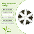 GTGLOTRA Oolong Tea Bags, 24 Whole Leaf Tea Bag, Alternative To Caffeine, 100% Natural Pure Tea, Stress Relief Pyramid Teabags, Suitable for