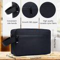 FUNSEED Travel Toiletry Bag for Women and Men, Water-Resistant Shaving Bag for Toiletries Accessories, Foldable Storage Bags with Divider and
