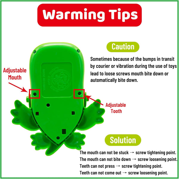 Crocodile Teeth Game for Kids Ages 4+, Alligator Tooth Game Push Teeth Down Toy, Funny Chomping Mouth Bite Surprise Games, No Batteries Travel
