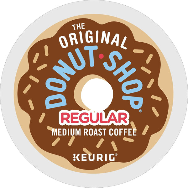 The Original Donut Shop Regular Keurig Single-Serve K-Cup Pods, Medium Roast Coffee, 72 Count Unflavored 72 Count (Pack of 1)