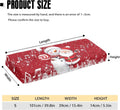 Cute Snowman Santa Piano Keyboard Dust Cover Piano Music Keyboard Dirt Proof Cover Durable Electronic Keyboard Cover Anti-Scratch Piano