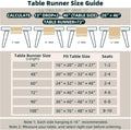FEXIA Boho Table Runner for Home Decor with Tassels 72 Inches Farmhouse Long Pottery Barn Furniture Rustic Macrame Burlap Table Decoration for