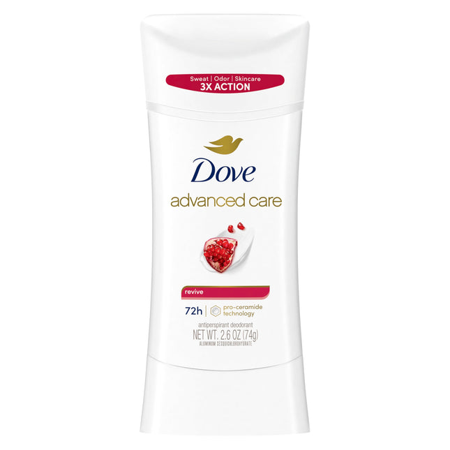 Dove Advanced Care Antiperspirant Deodorant Stick Revive to Help Skin Barrier Re