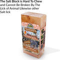 100% Natural Himalayan Rock Deer Salt Licking Block - Animal Licking Mineral Salt Block, Natural Feed Salts Bricks For Deer and Livestock Animals