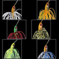 6 Pcs Bass Spinner Baits, Spinner Baits for Bass Fishing Trout Salmon Hard Metal Spinnerbaits