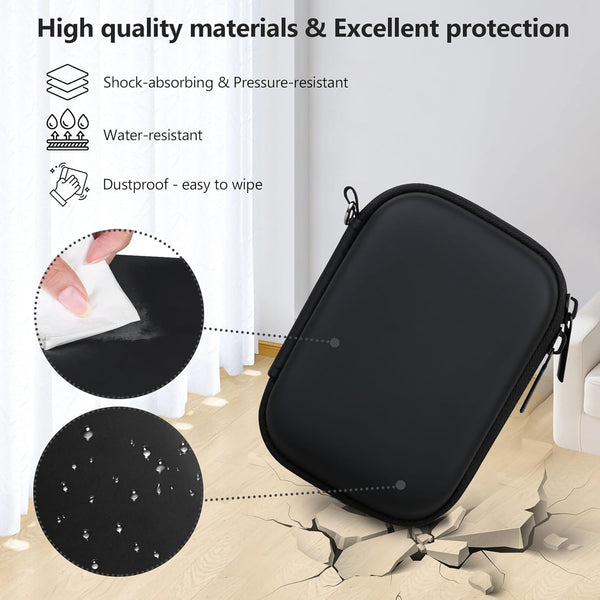Computer Memory Card Readers Organizer Case Compatible with SD Card Reader, USB C SD Card Reader, TF Card, Micro SD Card, Portable Memory Card