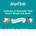 Angel Soft Toilet Paper, 6 Mega Rolls, 6 = 24 Regular Bath Tissue Rolls, 480+ 2-Ply Sheets Per Roll