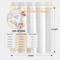 River Dream Fabric Snap in Shower Curtain Liner Replacement,White,70x54 | with Magnets,Detachable Liner,Quick Dry，Machine Washable，Fit for River