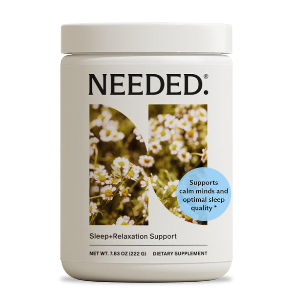Needed. Sleep and Relaxation Support - Chamomile Powder for Relaxation and Magnesium Powder for Sleep Support, Safe and Effective Nutrients &