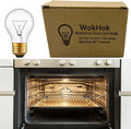 WokHok Appliance Oven Light Bulb, High Temp 300 °C Resistant,（2 Pack） A15/E26/120V/40 Watt Appliance Replacement Bulb for Refrigerator Over Stove