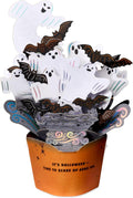 American Greetings Pop Up Halloween Card for Kids or Adults, Displayable 3D Haunted House Halloween Pop Up Card for Boo Baskets (Spooky Season)