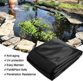 Inslat 20 Mil Pond Liner, 7x10 Ft Pond HDPE Skins Small Fish Pond Liners Rubber Pond Tarp Easy Cutting Underlayment for Fountains, Waterfall &