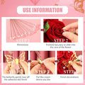 Flower Bouquet Accessories Including 4Pcs Crown Cake Topper Mini Tiara,12 Butterfly Decorations and 50Pcs Bouquet Pins for Birthday Wedding Silver