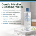 Tree of Life Beauty Micellar Cleansing Water (6.8Fl Oz) - Micellar Water Makeup Remover with Niacinamide, Vitamin B5, Glycerin - Eye Makeup