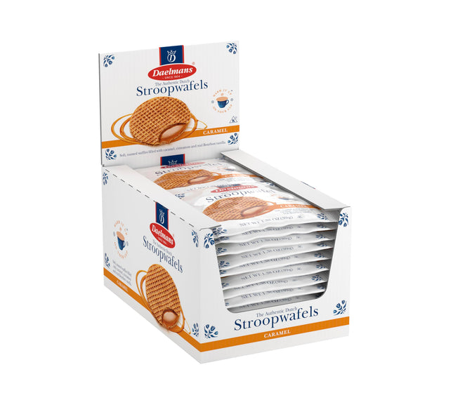 Daelmans Stroopwafel Caramel - the Original Stroopwafels, Toasted Dutch Waffle C
