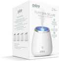 Pure Enrichment PureSpa Deluxe Ultrasonic Aromatherapy Oil Diffuser - 120ml Water Tank, Mood-Boosting Ionizer and Optional Color-Changing Light -
