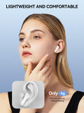 Wireless Earbuds Bluetooth 5.3 Headphones 42 Hrs Playtime with LED Display, Hifi Stereo Wireless Earphones with 4 ENC Noise Cancelling Mics, IPX7