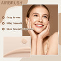 Airbrush Foundation Makeup Spray, Mini Travel Makeup,Silk Airbrush Flawless Setting Spray,Long-Lasting&Waterproof Foundation for Smooth Radiant