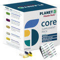 Planet 3 Vitamin Packs with Core Supplements | Heart, Eye and Immune Support with Elderberry Vitamin C and Zinc, Multivitamin, Omega 3, Vitamin D,