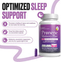 Pronene Memory Plan Optimized Sleep Support | Dietary Supplement W/Melatonin, Resveratrol, Magnesium & Zinc | Supports Immunity & Inflammation