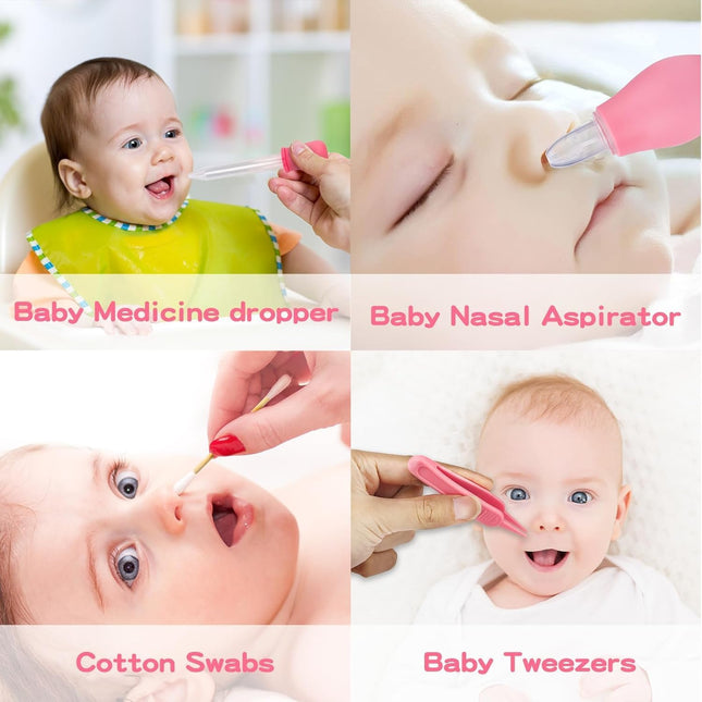Baby Healthcare and Grooming Kit for Boys Girls Safety Newborn Nursery Essentials Health Care Set Gift for First-Time Pa