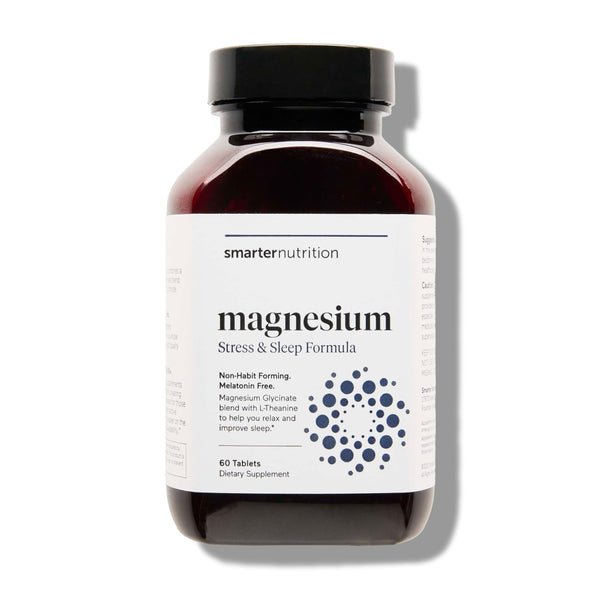 Smarter Nutrition Magnesium Complex - Chelated Magnesium Glycinate + Citrate, Malate for Sleep, Relaxation, Muscle & Nerves + Clinically Proven