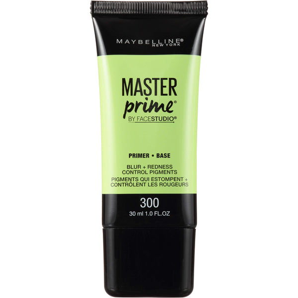 Maybelline Face Studio Master Prime Face Primer Makeup Base, Blur + Redness Control, 1 Count 1 Fl Oz (Pack of 1)