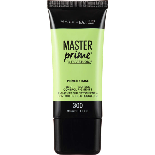 Maybelline Face Studio Master Prime Face Primer Makeup Base, Blur + Redness Cont