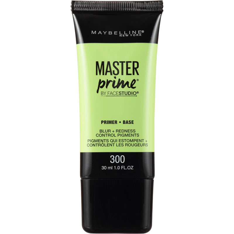 Maybelline Face Studio Master Prime Face Primer Makeup Base, Blur + Redness Control, 1 Count 1 Fl Oz (Pack of 1)