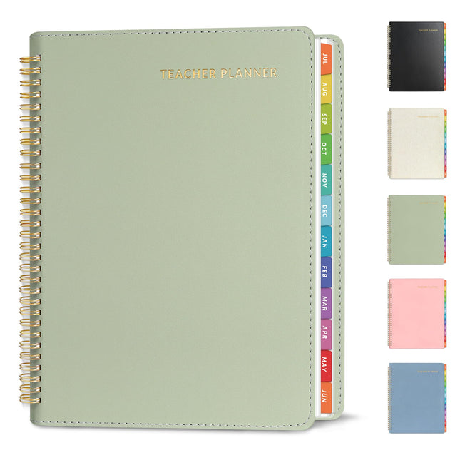 SUNEE Teacher Planner 2025-2026 Academic Year with 7 Periods, Jul 2025 - Jun 202
