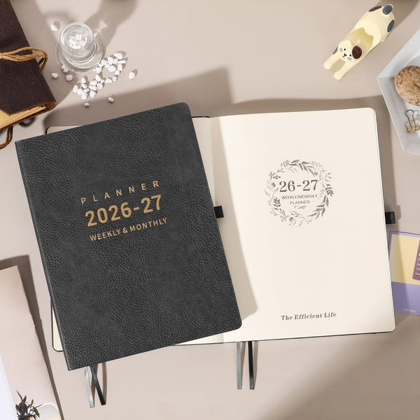2025-2026 Planner - July 2025 - June 2026, Planner 2025-2026 Daily Weekly and Monthly, 8.5" X 11", Pen Holder, Calendar Stickers, Pocket, 25 Notes