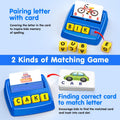 HahaGift Educational Toys for 3-5 Year Old Boy Girl Gifts, Matching Letter Learning Games Activities, Ideal Christmas Birthday Gift for Toddler