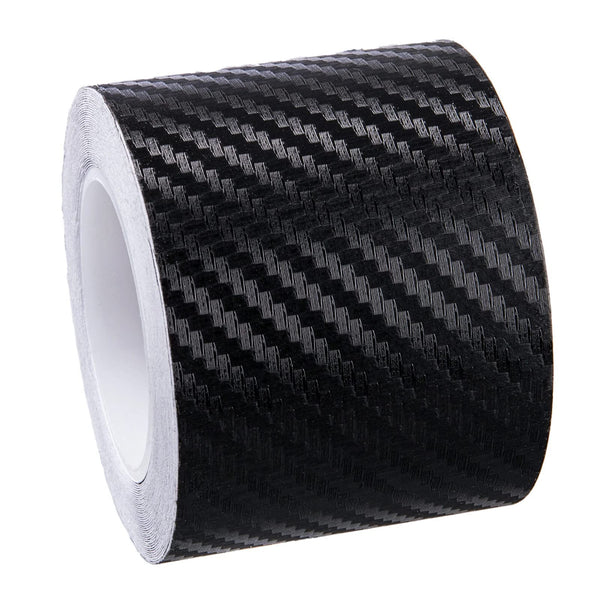 Carbon Fibre Detailing Vinyl Wrap Tape Roll DIY for Black Out Chrome Delete Window Trim Door Trim (2" X 30Ft)