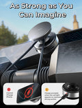 LISEN Suction Phone Mount, Content Creator Vlogging Portable Super Stable Electric Vacuum Magnetic Phone Holder, 360 Adjustable Travel Multi-Scene